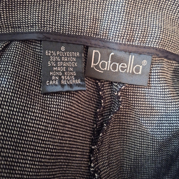 Rafaella Women Charcoal Dress Pants - Picture 5 of 5